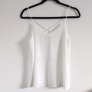 Chic White Camisole Top